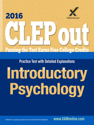 cover image of CLEP Introductory Psychology